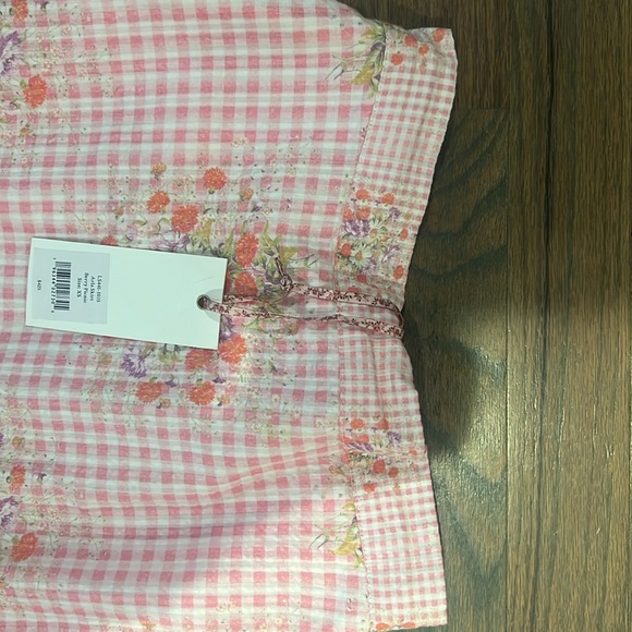 NWT Loveshack Fancy Arla Skirt, Berry Picnic. Size XS. - Picture 5 of 10